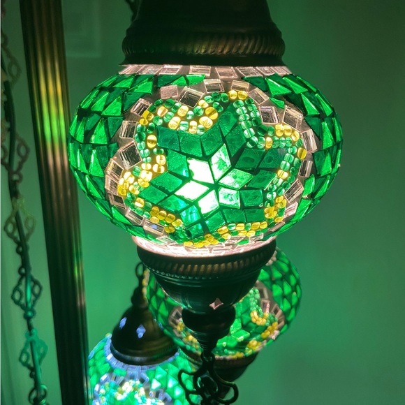 Turkish floor lamp 7 globes - Picture 2 of 4